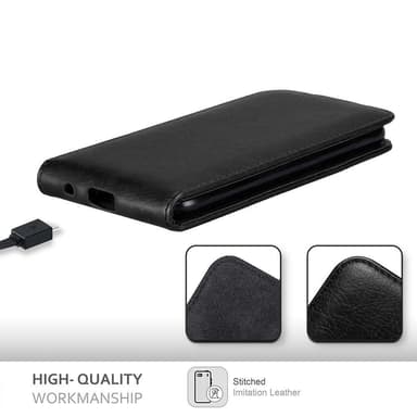 Huawei ASCEND P7 Pungetui Flip Cover (Sort)