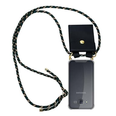 Samsung Galaxy J5 2015 Etui Cover Kæde (Brun)
