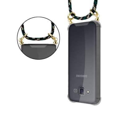 Samsung Galaxy J5 2015 Etui Cover Kæde (Brun)
