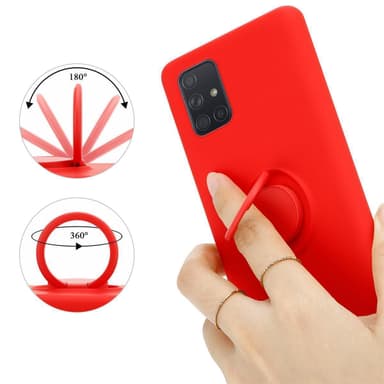 Samsung Galaxy A71 4G Cover Etui Case (Rød)