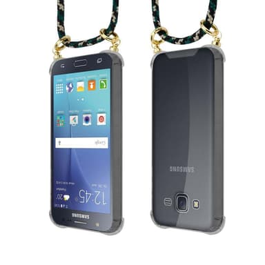 Samsung Galaxy J5 2015 Etui Cover Kæde (Brun)