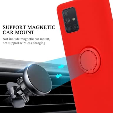 Samsung Galaxy A71 4G Cover Etui Case (Rød)