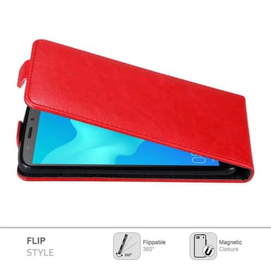 Honor 7S / Huawei Y5 2018 Pungetui Flip Cover (Rød)
