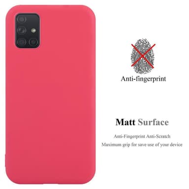 Cover Samsung Galaxy A71 4G Etui Case (Rød)