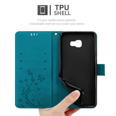 Samsung Galaxy J4 PLUS Pungetui Cover Case (Blå)