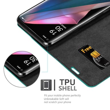 Oppo FIND X3 PRO Cover Etui Case (Turkis)