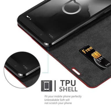 Alcatel 1C 2019 Cover Etui Case (Rød)