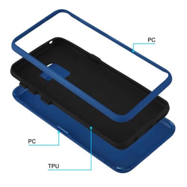 Samsung Galaxy S9 PLUS Case Etui Cover (Blå)