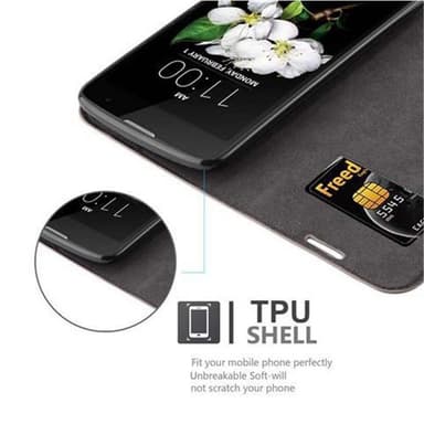 LG K7 2017 Cover Etui Case (Brun)
