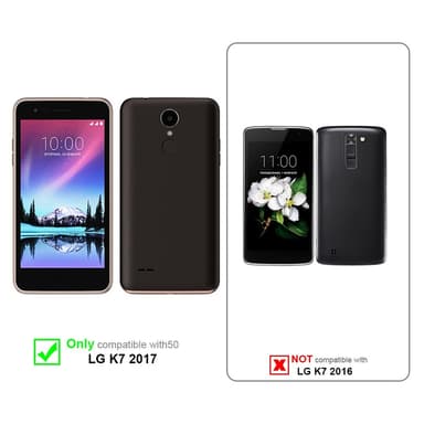 LG K7 2017 Cover Etui Case (Brun)