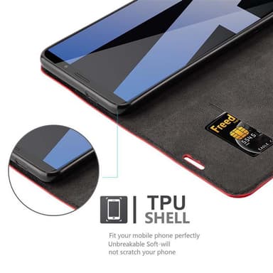 Huawei MATE 10 PRO Cover Etui Case (Rød)