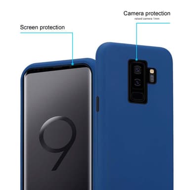 Samsung Galaxy S9 PLUS Case Etui Cover (Blå)