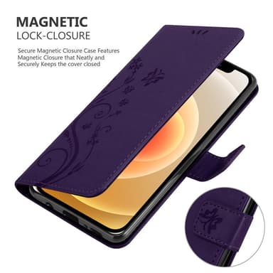 iPhone 12 MINI Pungetui Cover Case (Lilla)