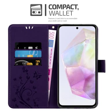 Samsung Galaxy A35 Pungetui Cover Case (Lilla)