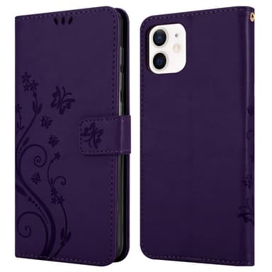 iPhone 12 MINI Pungetui Cover Case (Lilla)