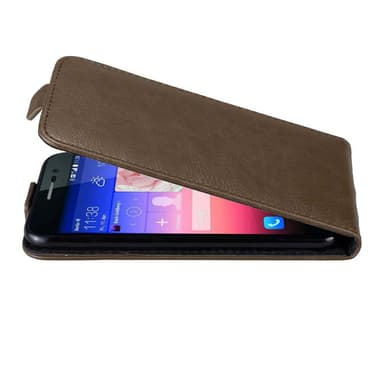 Huawei ASCEND P7 Pungetui Flip Cover (Brun)