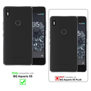 BQ Aquaris X5 Pungetui Cover Case (Grå)