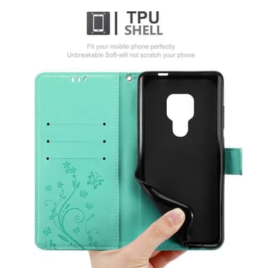 Huawei MATE 20 Pungetui Cover Case (Turkis)