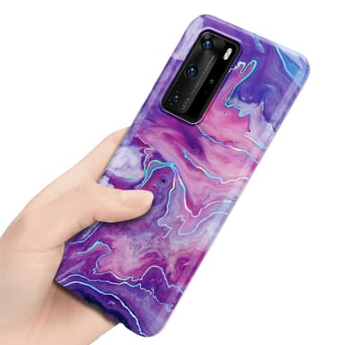 Huawei P40 PRO / P40 PRO+ Pungetui Cover Case (Lilla)