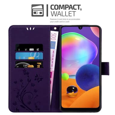 Samsung Galaxy A31 Pungetui Cover Case (Lilla)