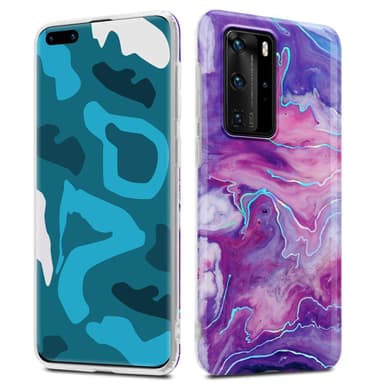 Huawei P40 PRO / P40 PRO+ Pungetui Cover Case (Lilla)