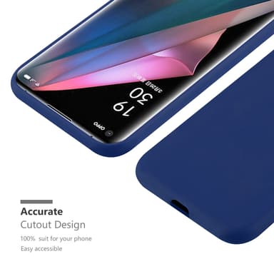 Cover Oppo FIND X3 PRO Etui Case (Blå)