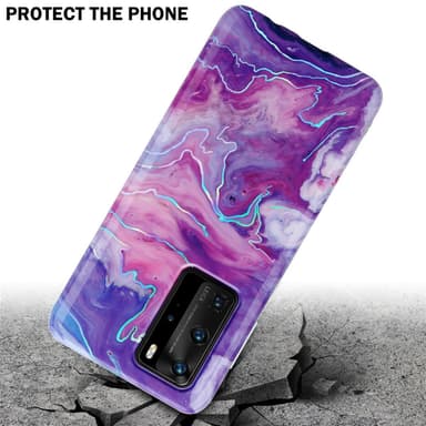 Huawei P40 PRO / P40 PRO+ Pungetui Cover Case (Lilla)