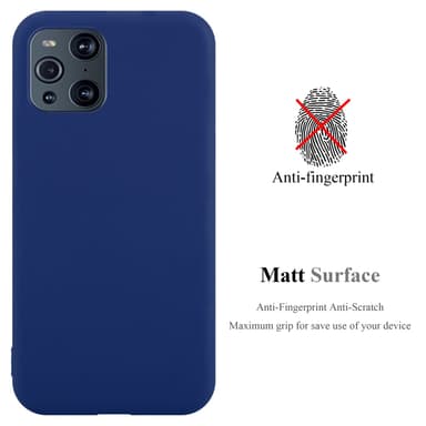 Cover Oppo FIND X3 PRO Etui Case (Blå)