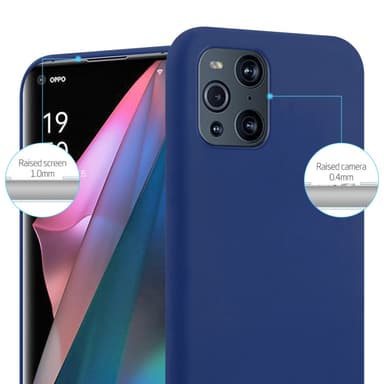 Cover Oppo FIND X3 PRO Etui Case (Blå)