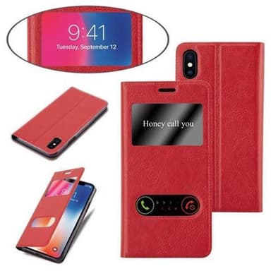Pungetui iPhone X / XS Cover Case (Rød)