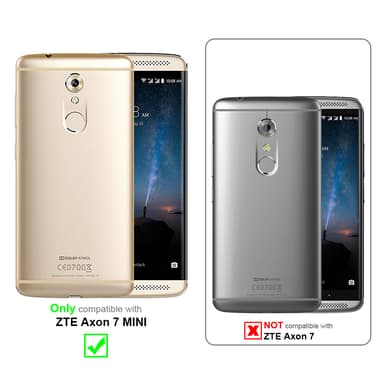 ZTE Axon 7 MINI Cover Etui Case (Brun)