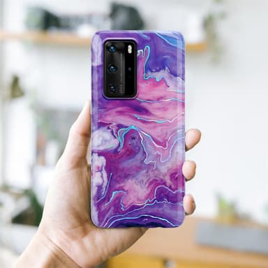 Huawei P40 PRO / P40 PRO+ Pungetui Cover Case (Lilla)