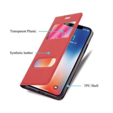 Pungetui iPhone X / XS Cover Case (Rød)
