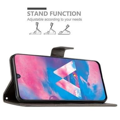 Samsung Galaxy M30 / A40s Pungetui Cover Case (Grå)