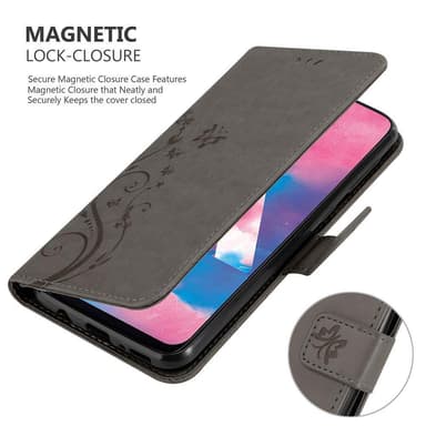 Samsung Galaxy M30 / A40s Pungetui Cover Case (Grå)