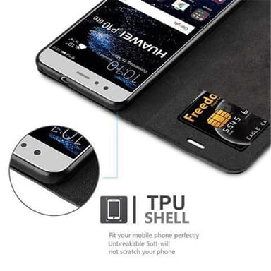 Huawei P10 LITE Cover Etui Case (Sort)