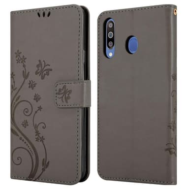 Samsung Galaxy M30 / A40s Pungetui Cover Case (Grå)