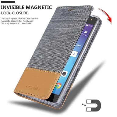 Huawei Y5 2017 / Y6 2017 Pungetui Cover Case (Grå)