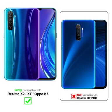 Cover Realme X2 / XT / Oppo K5 Etui Case (Blå)