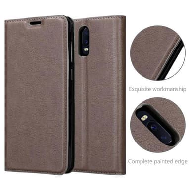 Oppo R17 Cover Etui Case (Brun)