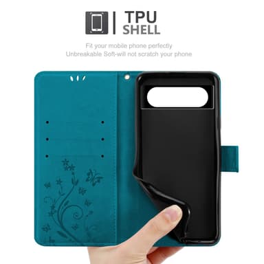 Google Pixel 8 Pungetui Cover Case (Blå)
