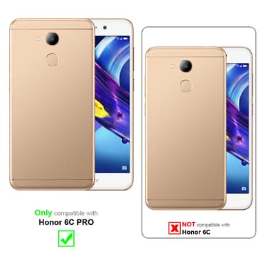Honor 6C PRO Pungetui Cover Case (Grå)