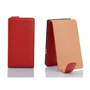 LG Google NEXUS 5 Pungetui Flip Cover (Rød)