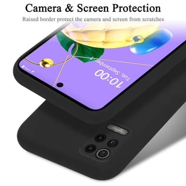 LG K52 / K62 / Q52 Cover Etui Case (Sort)