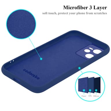Realme C35 / Narzo 50A PRIME Cover Etui Case (Blå)