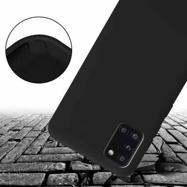 Samsung Galaxy A31 Etui Cover Kæde (Sort)