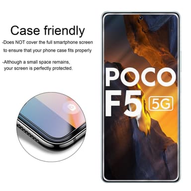 Xiaomi Poco F5 Skærmbeskytter Beskyttelsesglas