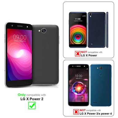 LG X POWER 2 Cover Etui Case (Blå)