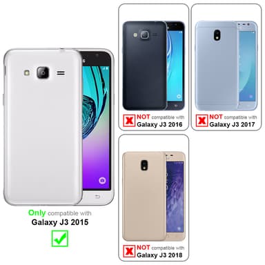 Cover Samsung Galaxy J3 2015 Etui Case (Blå)
