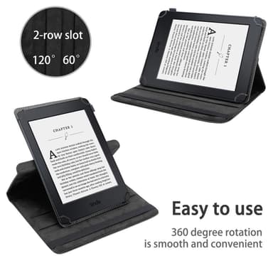 Kindle Paperwhite 2018 (10. Gen.) Pungetui Cover (Sort)